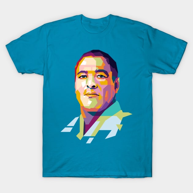 Rickson Gracie Popart Uncurve T-Shirt by REKENINGDIBANDETBRO